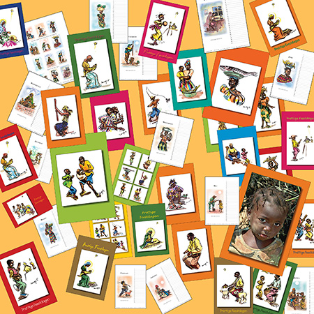 Steun Mutoto door aankoop van kaarten en verjaardagskalenders