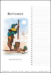 Kalenderblad september