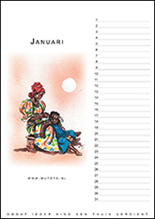 Kalenderblad januari